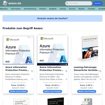 Screenshot aeaes.de