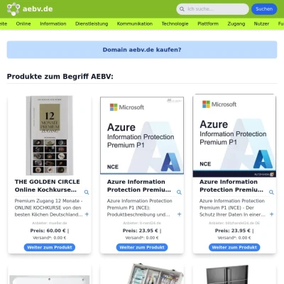 Screenshot aebv.de