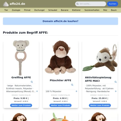 Screenshot affe24.de