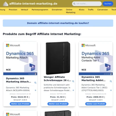 Screenshot affiliate-internet-marketing.de