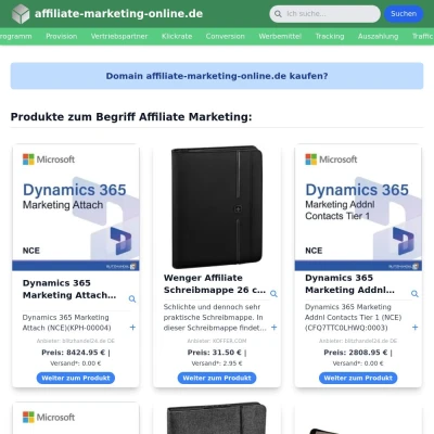 Screenshot affiliate-marketing-online.de