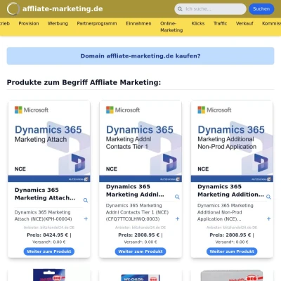 Screenshot affliate-marketing.de