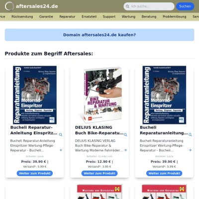 Screenshot aftersales24.de