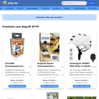 Screenshot aftp.de