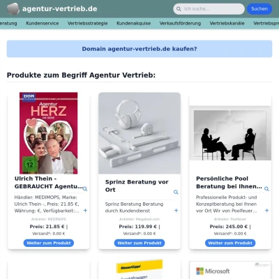 Screenshot agentur-vertrieb.de