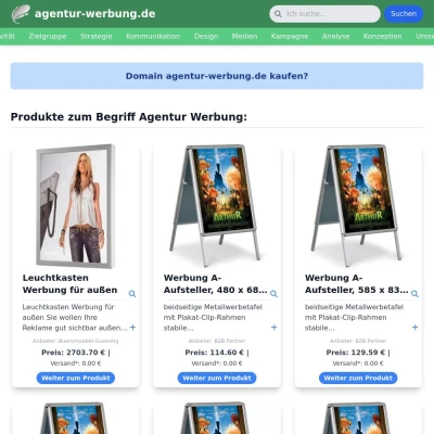 Screenshot agentur-werbung.de