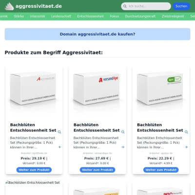 Screenshot aggressivitaet.de