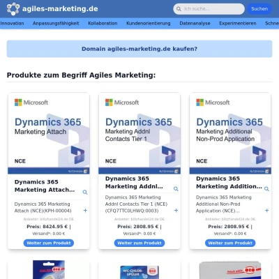 Screenshot agiles-marketing.de