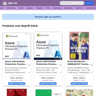 Screenshot agle.de