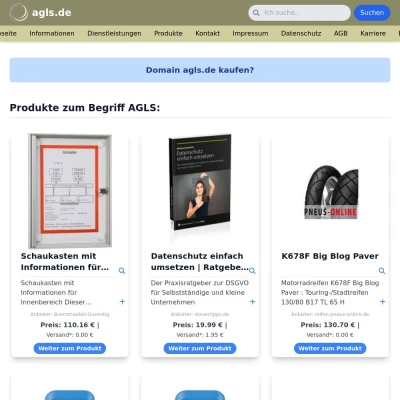 Screenshot agls.de