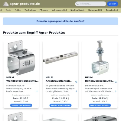 Screenshot agrar-produkte.de