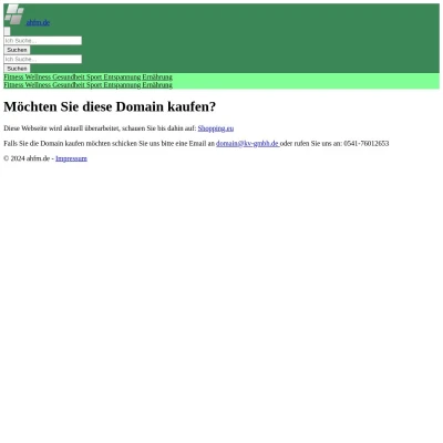 Screenshot ahfm.de