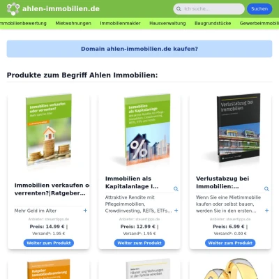 Screenshot ahlen-immobilien.de