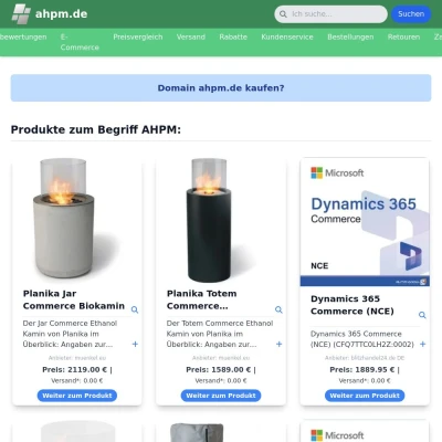 Screenshot ahpm.de