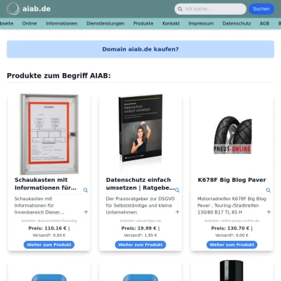 Screenshot aiab.de