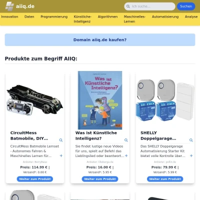 Screenshot aiiq.de