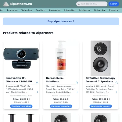 Screenshot aipartners.eu