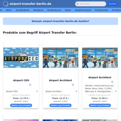 Screenshot airport-transfer-berlin.de