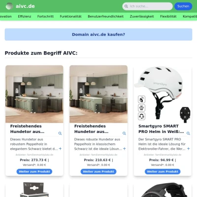 Screenshot aivc.de