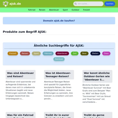 Screenshot ajsk.de