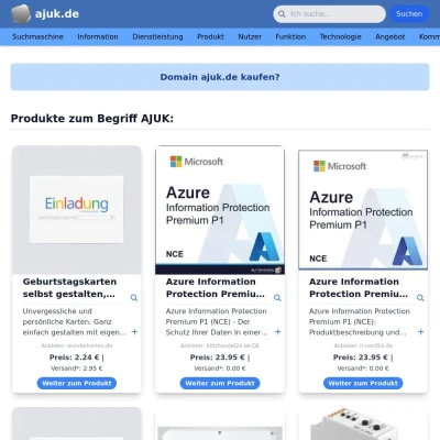 Screenshot ajuk.de