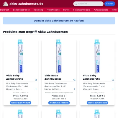 Screenshot akku-zahnbuerste.de