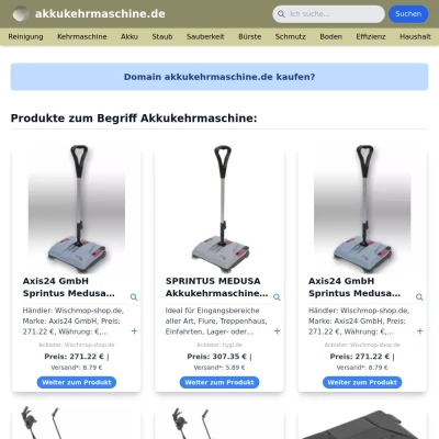 Screenshot akkukehrmaschine.de