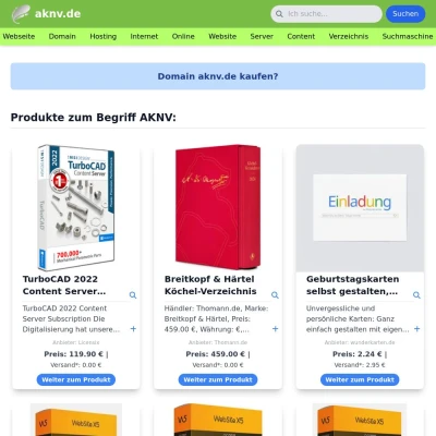 Screenshot aknv.de