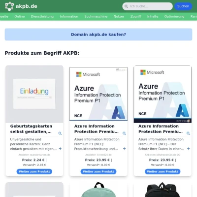 Screenshot akpb.de