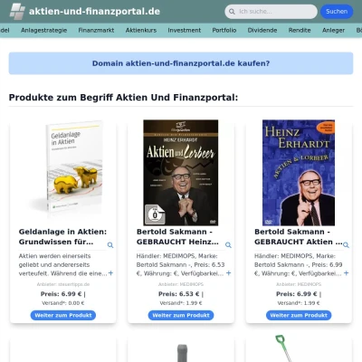 Screenshot aktien-und-finanzportal.de