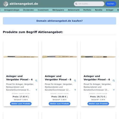 Screenshot aktienangebot.de