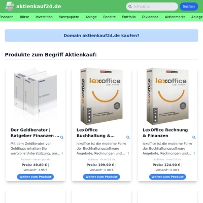 Screenshot aktienkauf24.de