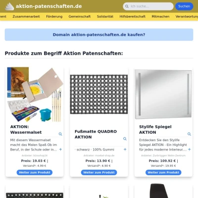Screenshot aktion-patenschaften.de
