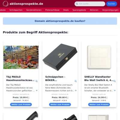 Screenshot aktionsprospekte.de