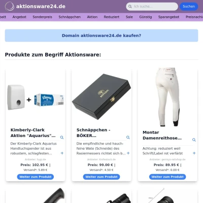 Screenshot aktionsware24.de