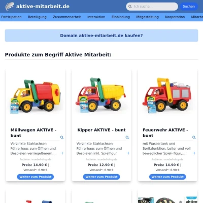 Screenshot aktive-mitarbeit.de