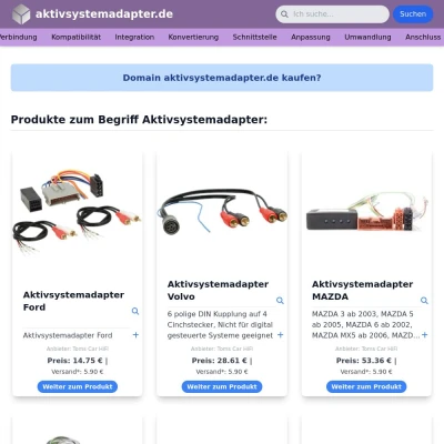 Screenshot aktivsystemadapter.de