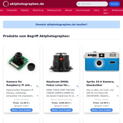 Screenshot aktphotographen.de