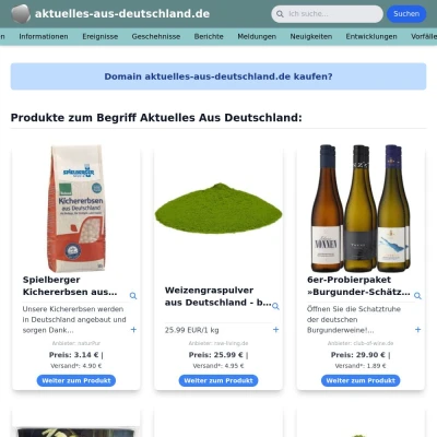 Screenshot aktuelles-aus-deutschland.de