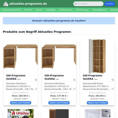 Screenshot aktuelles-programm.de