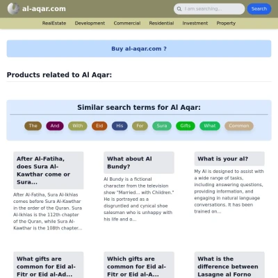 Screenshot al-aqar.com