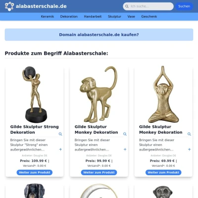 Screenshot alabasterschale.de