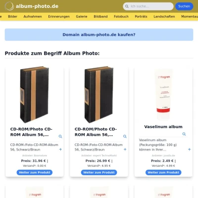 Screenshot album-photo.de