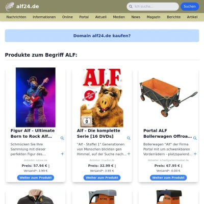 Screenshot alf24.de