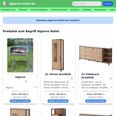 Screenshot algarve-hotel.de