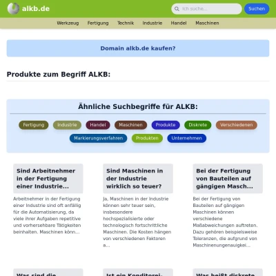 Screenshot alkb.de