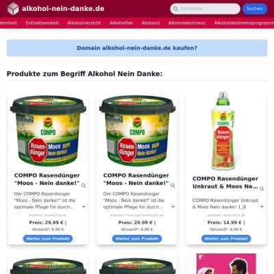 Screenshot alkohol-nein-danke.de