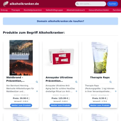 Screenshot alkoholkranker.de