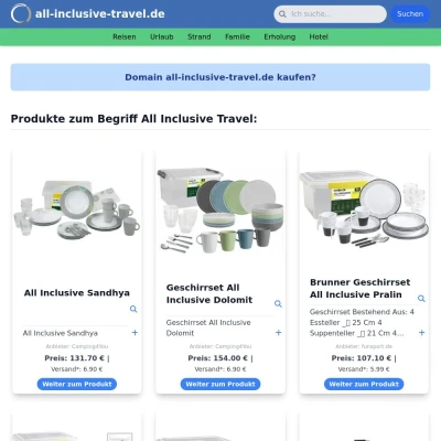 Screenshot all-inclusive-travel.de