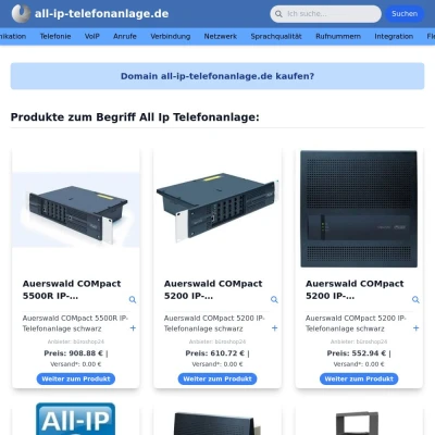 Screenshot all-ip-telefonanlage.de